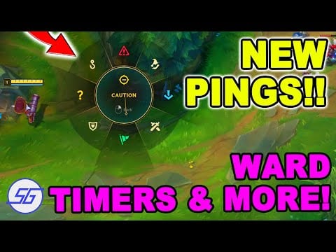 New PINGS + Objective VOTING + Ward TIMERS + Vision Wheel | League of Legends Season 2023